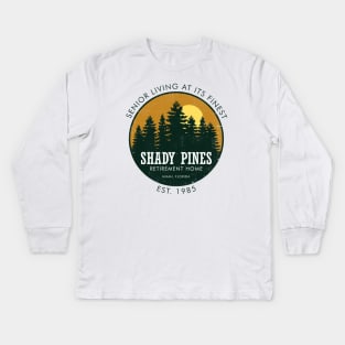 Shady Pines Retirement Home ✅ 80's Tv Series Kids Long Sleeve T-Shirt